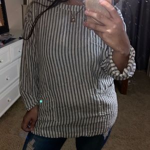 striped boutique top